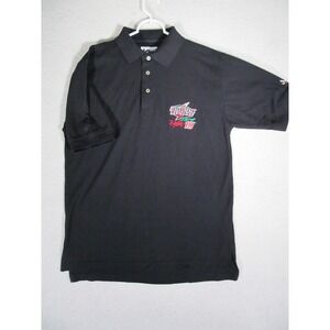 Vintage NASCAR Polo Blk Shirt Bobby Labonte 18 Racing Chase Authentics Size‎ MED